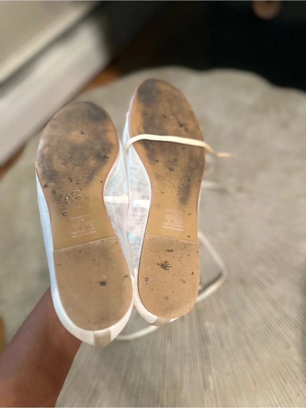 Zara mesh and satin flats - Picture 9 of 9